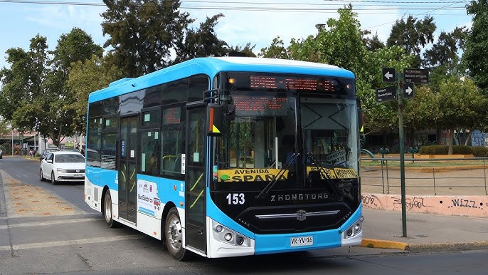 Bus eléctrico de Expreso Rancagua disponible para publicidad en buses en Rancagua