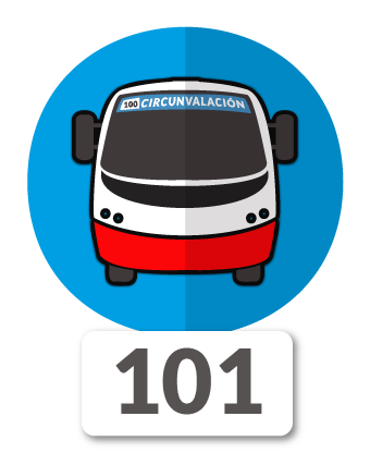 Recorrido 101 de buses de Expreso Rancagua